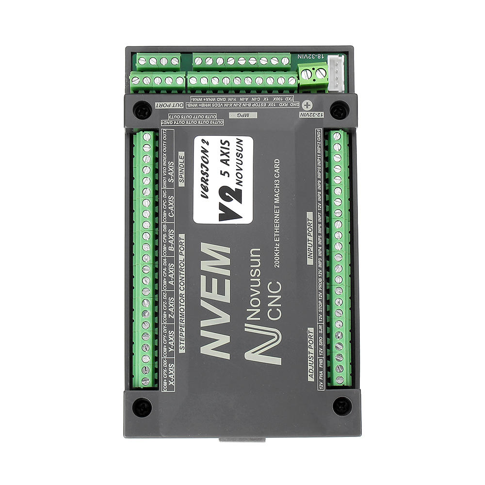 5 Axis CNC Controller Ethernet MACH3 USB Interface Board Card NOVUSUN for CNC Engraving Stepper Motor