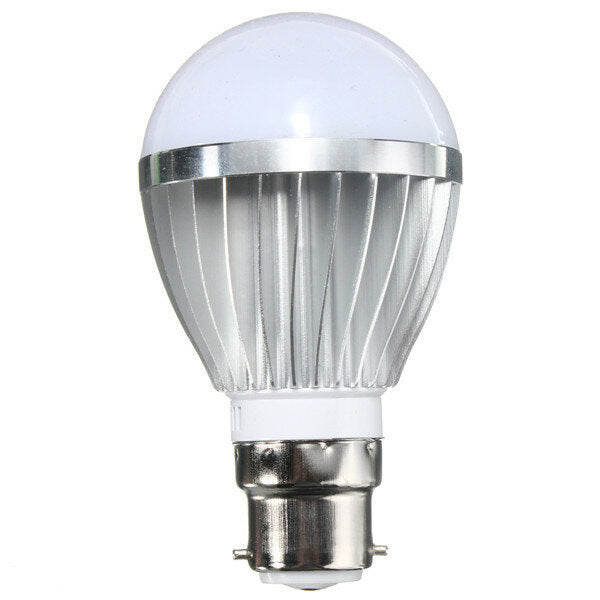B22/E27 5W 10 SMD 5730 LED Globe Bulb Non-Dimmable Warm White/White Lamp AC 110-240V
