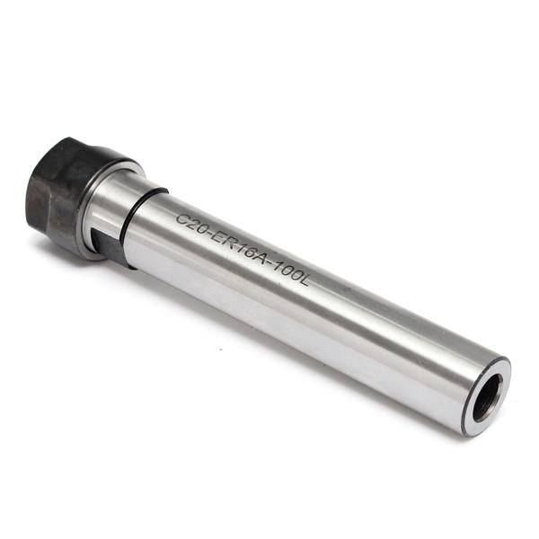 C20 ER16A 100L Collet Chuck Holder Extension Rod Straight Shank CNC Milling Lathe