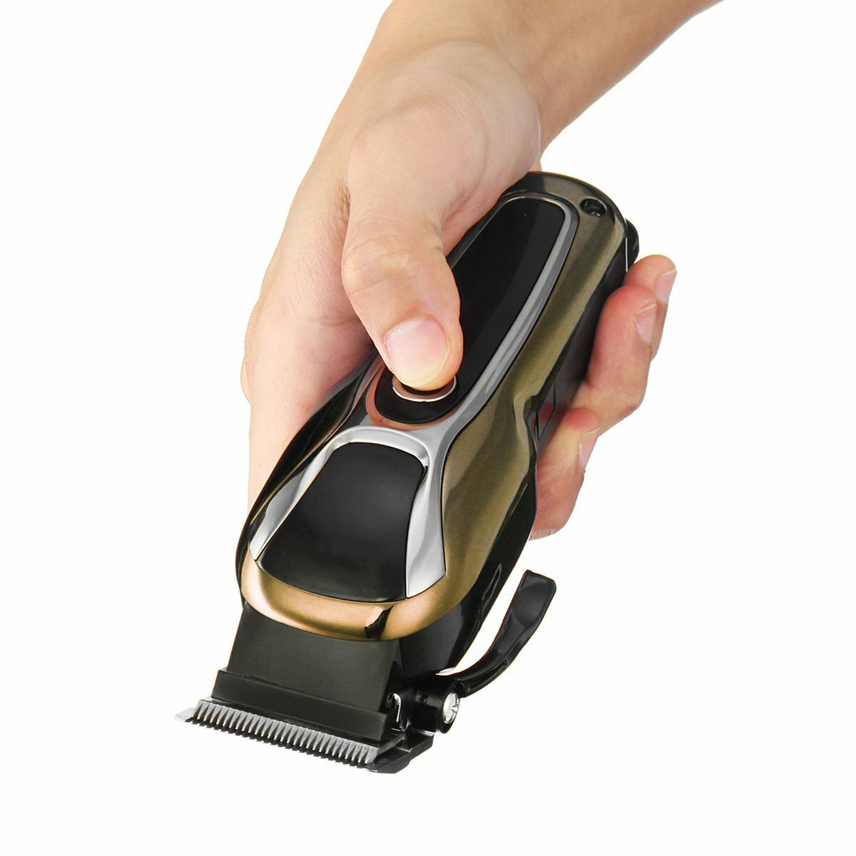 LCD Display Electric Hair Clipper High Power Detachable Head Cutting Comb