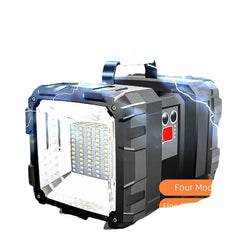 Super Bright LED Flashlight 7 Modes USB Rechargeable Spotlight Waterproof Floodlight Camping Hunting
