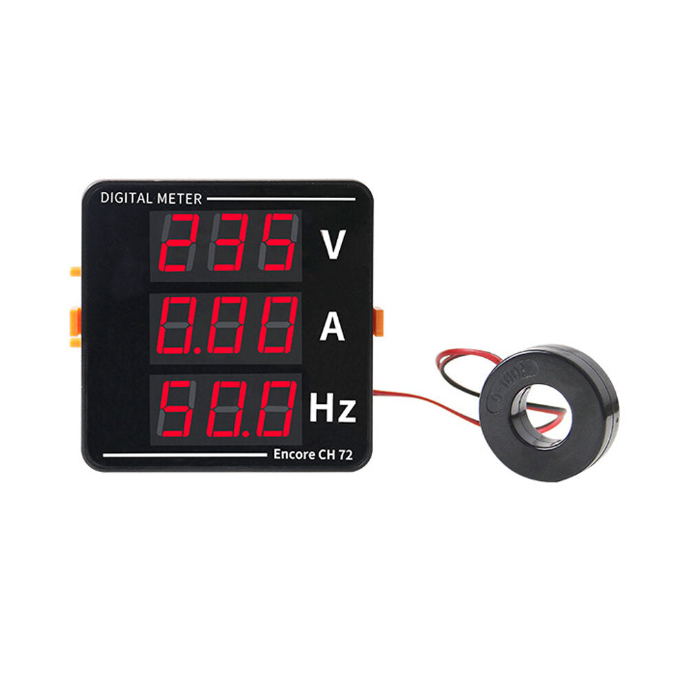 Electrical AC Voltage Current Frequency Three-combination Meter with High Precision Digital Display LED Digital Voltmeter
