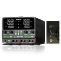 2KD Series Regulated Power Supply 30V 10A Adjustable Voltage Current Precision High Resolution USB RS232 RS485 Interface Compact Lightweight Design