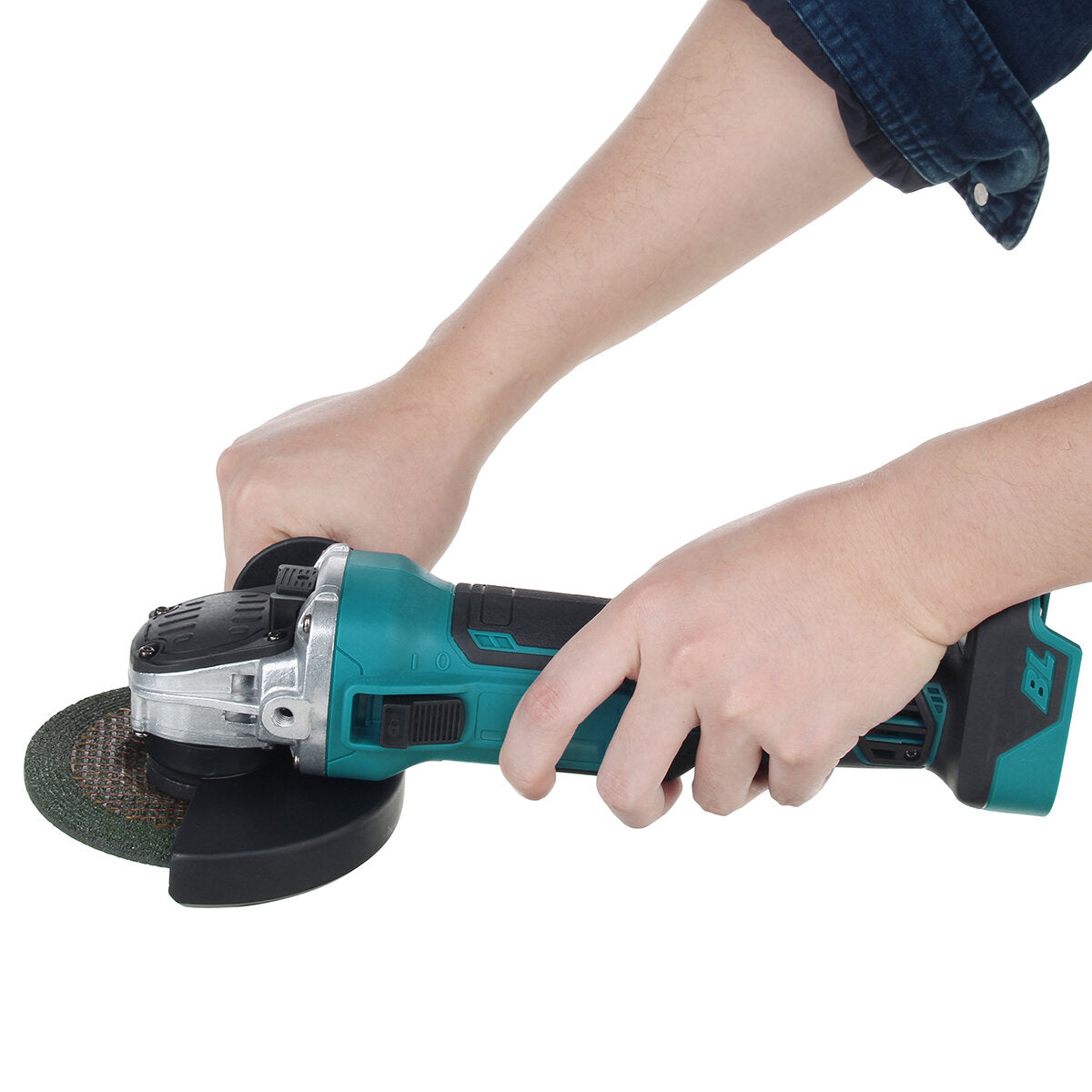 800W Cordless Angle Grinder Cutting Tool Variable Speed Electric Polisher For Makita 18V Battery