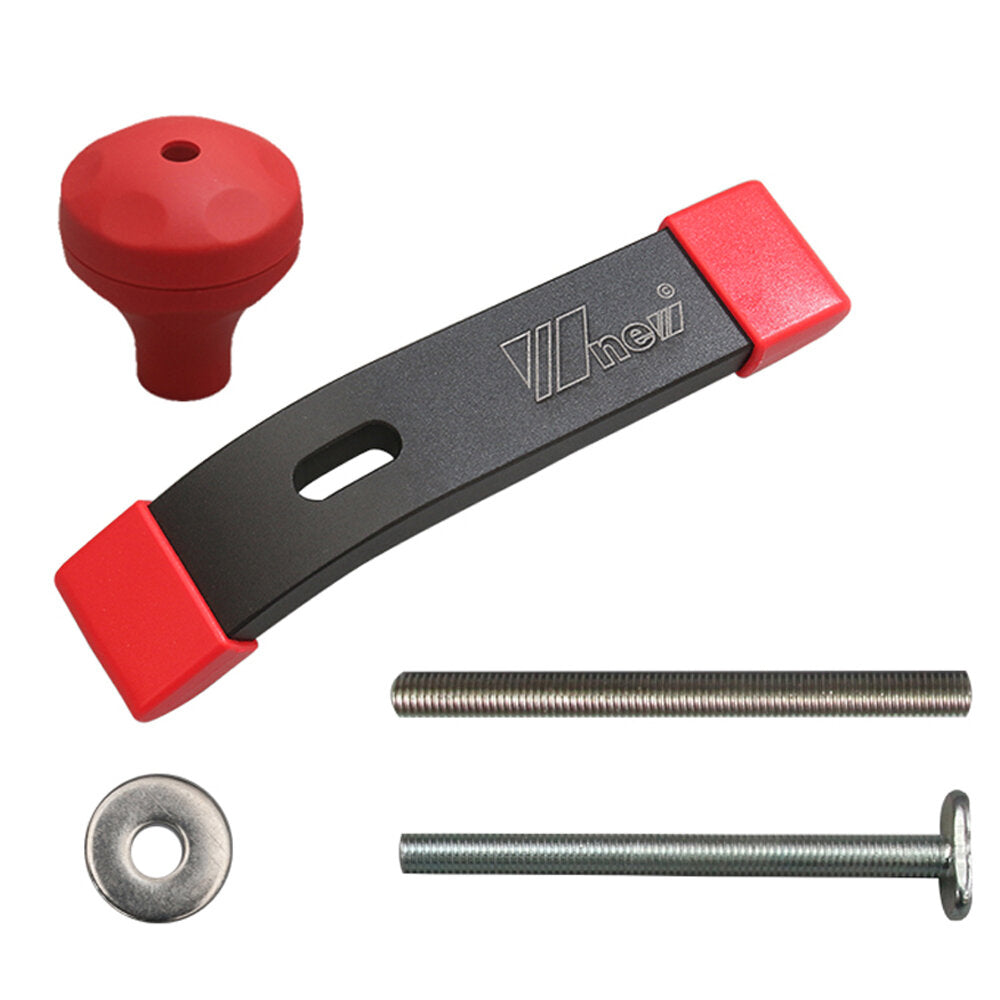 Woodworking T-Slot Compression Plate with Ball Handle, M8 T-Screw, Durable Plastic & Aluminum, Secure Fastening, 2-Pack