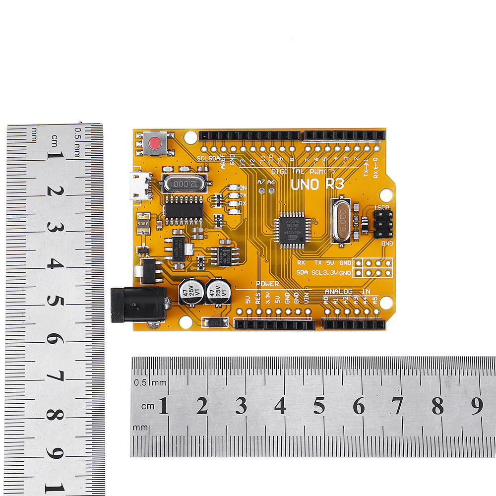 5pcs ATmega328P UNO R3 Development Board Improved Version Enhanced SCM Yellow Module