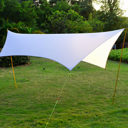 2 pack High Quality Outdoor Ultralight 7075 Aluminium Alloy Sun Shelter Support Rod Pole tarp poles