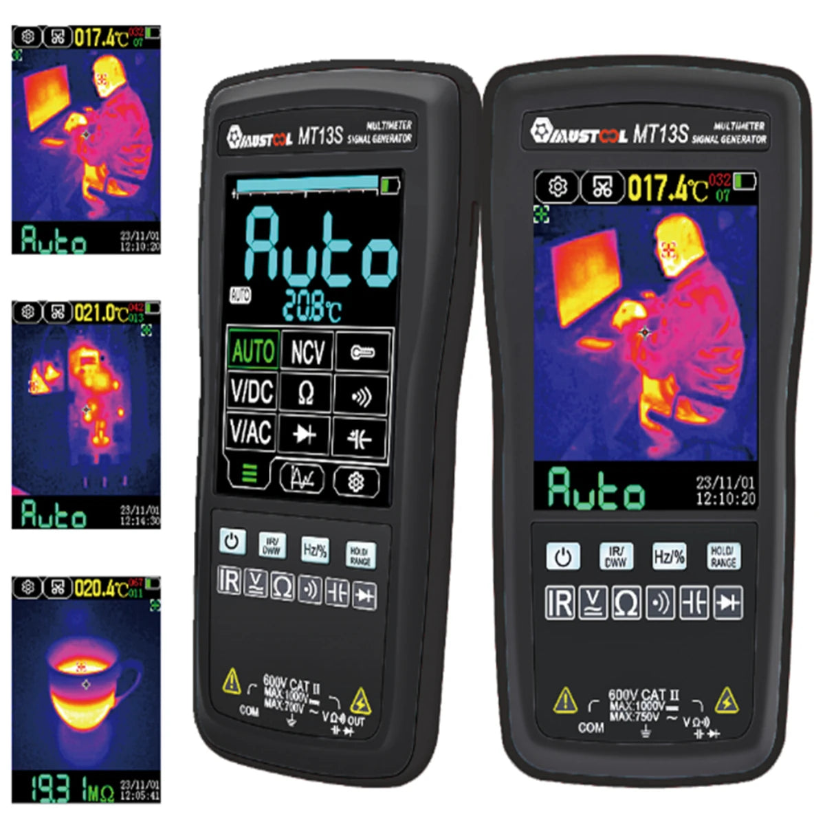 GreenZech Fusion-192 Series | 192x192 HD Thermal Imaging Multimeter | Professional 2-in-1 Diagnostic Station (S & S Pro Models)