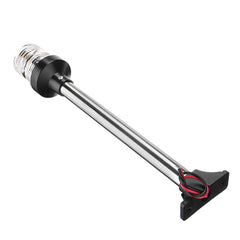 12V-24V LED Navigation Pole Lights Marine Boat Pontoon Stern Anchor Fixed Base