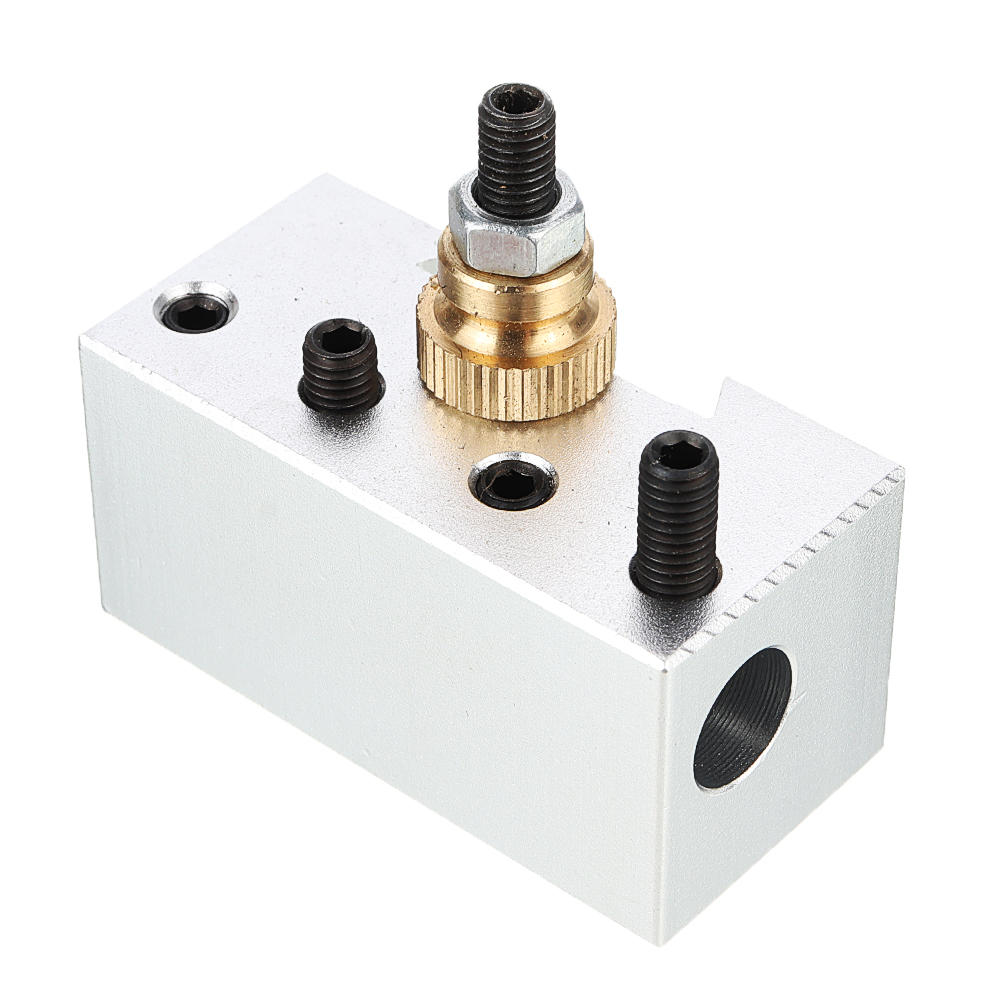 Upgraded Silver Quick Change Post Holder Set Boring Bar Turning Tool Holder For CNC Mini Lathe