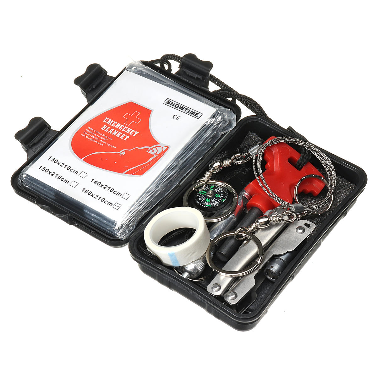 SOS Emergency Camping Survival Tools Kit Survival Gear Kits Emergency SOS Survive Tool