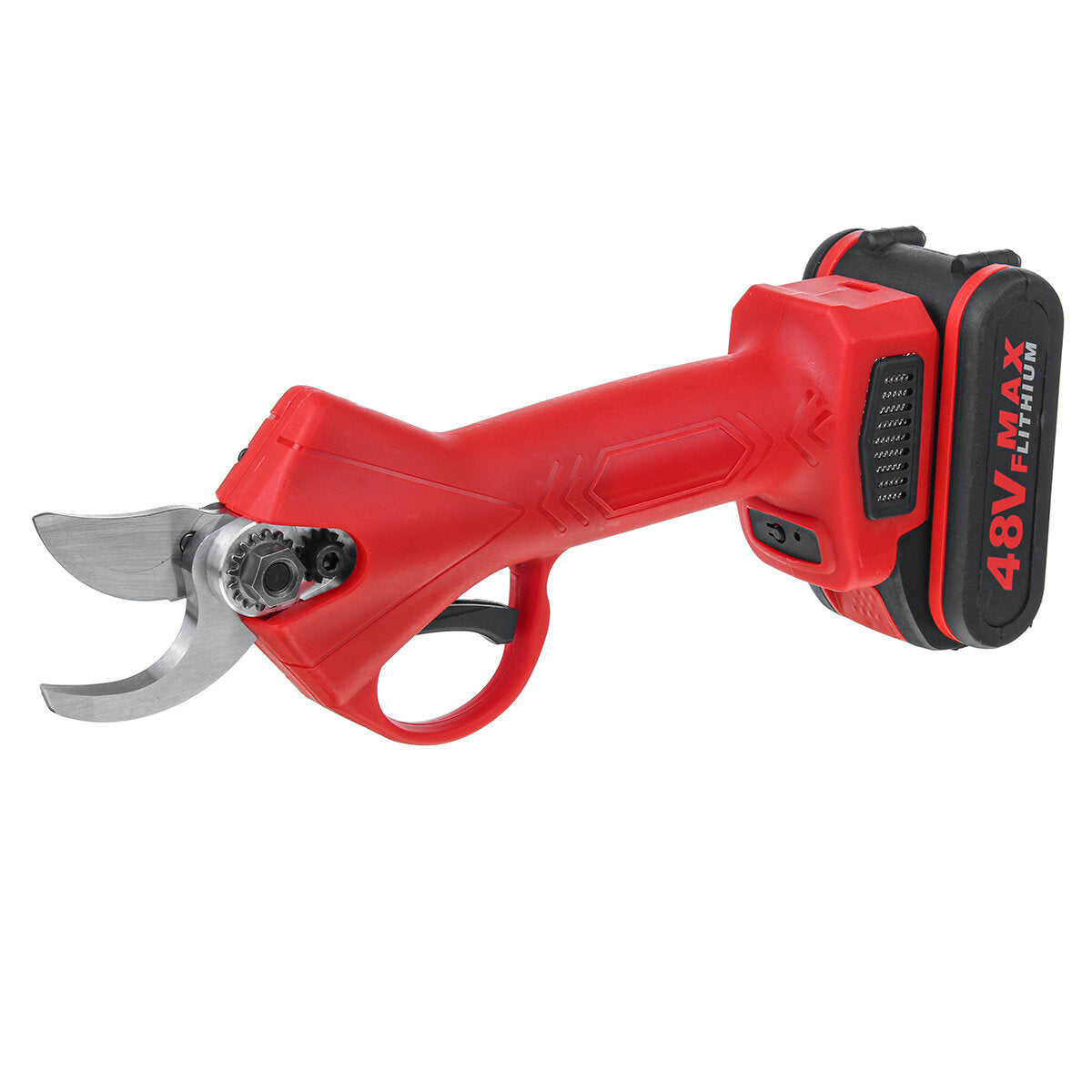 48VF 30mm Cordless Electric Pruning Shears Garden Pruner Scissors Branch Cutter