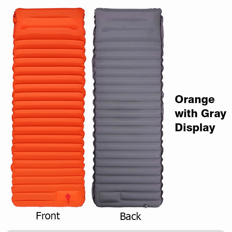 Ultralight Self-inflating Air Mattress Widen Sleeping Pad Splicing Inflatable Bed Beach Picnic Mat Camping Tent Air Cushion