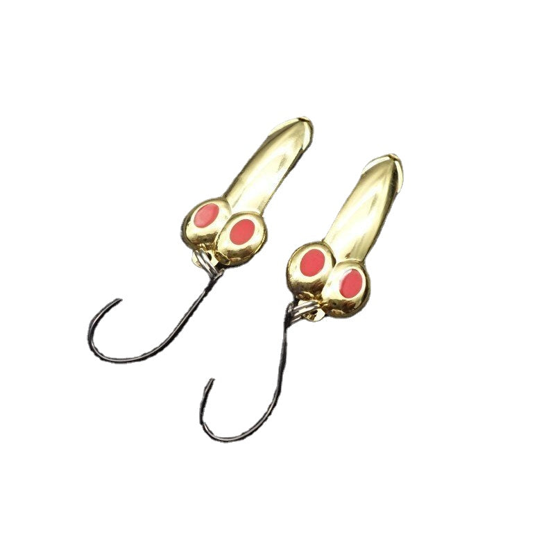 5 Pcs Metal Fishing Lure Sequins Fishing Hook Outdoor Portable Fishing Tool