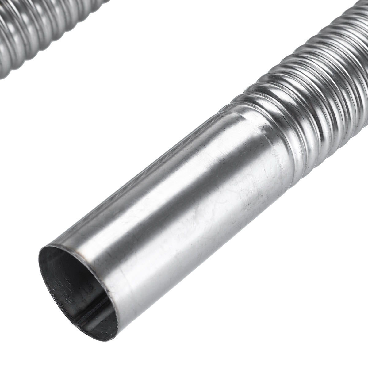 Stainless Steel Exhaust Muffler Pipe Car Parking Air Heater Tank Diesel Gas Vent Hose 250cm