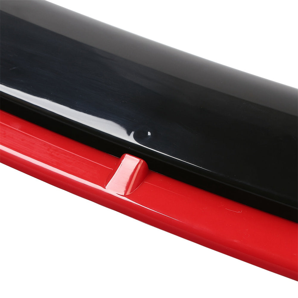 Car Front Bumper Lip Splitter Universal Aerodynamic Body Kit Spoiler Diffuser Protector Impact-Resistant Enhances Downforce Stylish