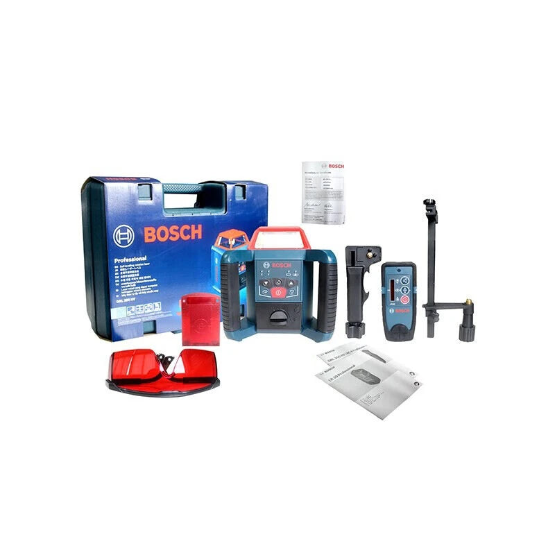 Genuine for Bosch GRL 350 HV Rotary Laser Level 630-650 Nm 3R 60M IP56 Self-Leveling Precision Tool