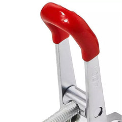 Heavy-Duty Iron Galvanized Toggle Latch Clamp, Rust-Resistant, Easy Install, 100kg Holding Force, Versatile for Various Applications