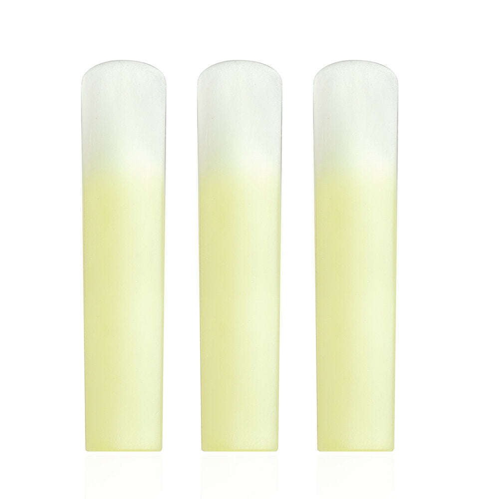 3Pcs 1.5/2.0/2.5 Alto Saxophone Resin Reed Portable Sax Reed Practical Instrument Accessories for Beginner Student