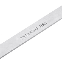 10pcs 200x12x2mm HSS Square Engraving Bit Milling Lathe Tools Turning Tool