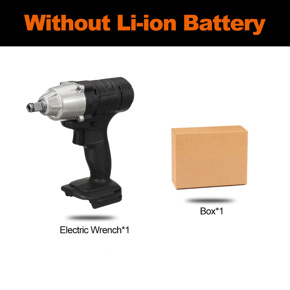588N.M 1/2" LED Cordless Electric Impact Wrench Drivers Tool W/ None/1/2 Battery Also For Makita 18V Battery