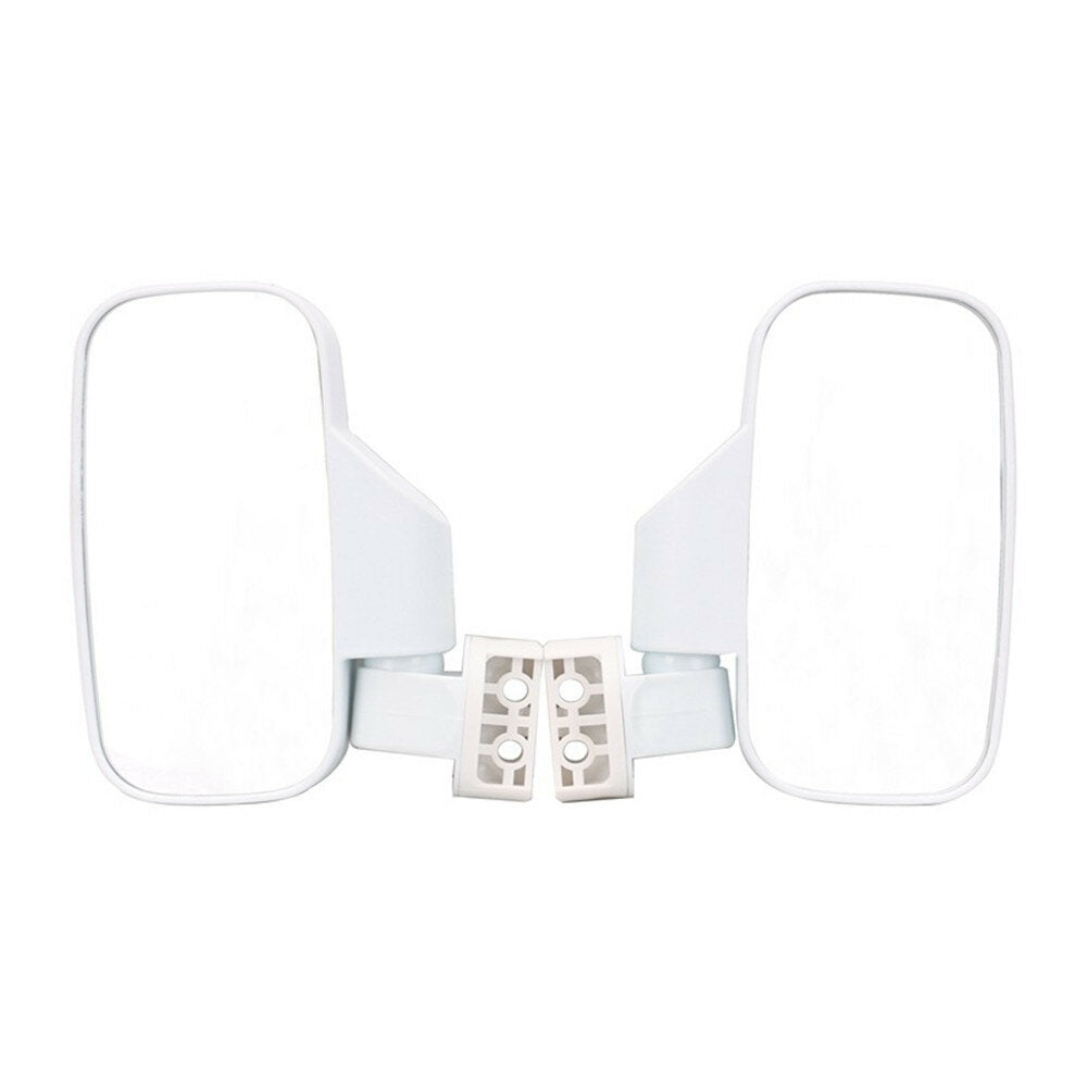 Pair Universal Motorcycle Mirrors UTV Handle Bar Side Rear View Mirrors Shockproof