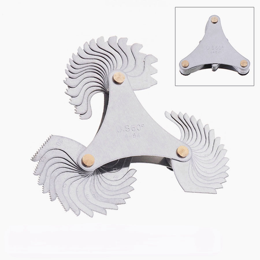 US+Metric+Inch Rib Pattern Thread Gauge Suitable for Industrial measurement