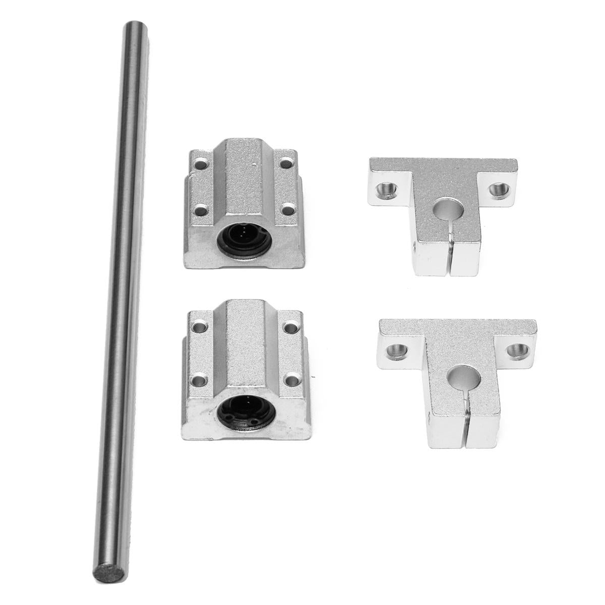 8mm Shaft Optical Linear Rail 300/400/600mm Length SCS8UU/SK8 Guide Support CNC Set