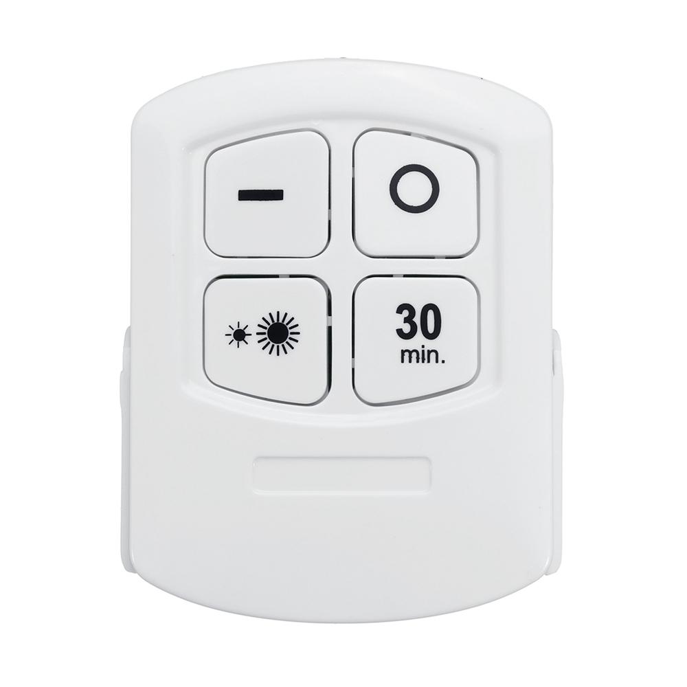 1/3/6pcs LED Wireless Stick On LED Tap Light Bright Remote Battery Cabinet Closet Night Lamp