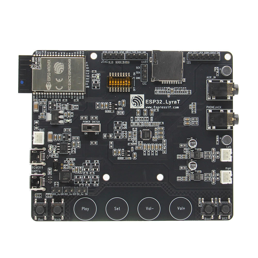 Open-Source Voice Audio WiFi Bluetooth Development Board With Touch Physical Buttons