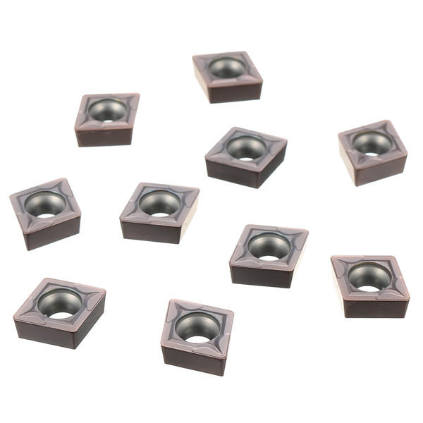 10pcs CCMT09T308 VP15TF Carbide Inserts for SCKCR/L SCLCR/L Holder