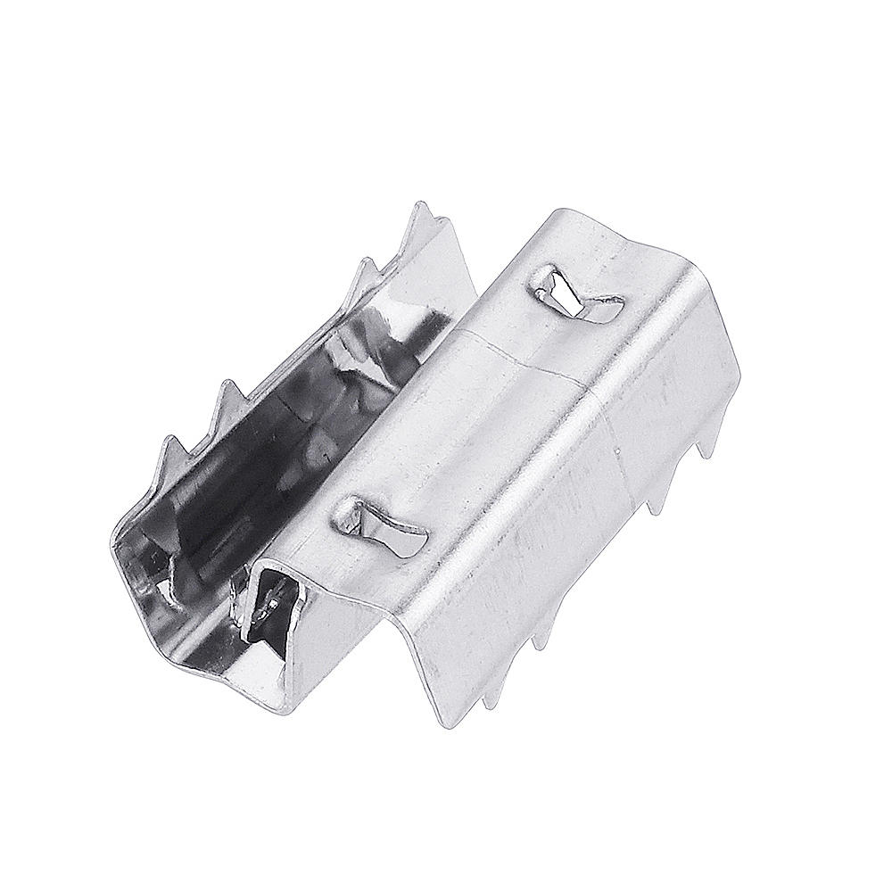 10pcs Synchronous Belt Clip Stainless Steel Sawtooth for 6mm Width Timing Belt