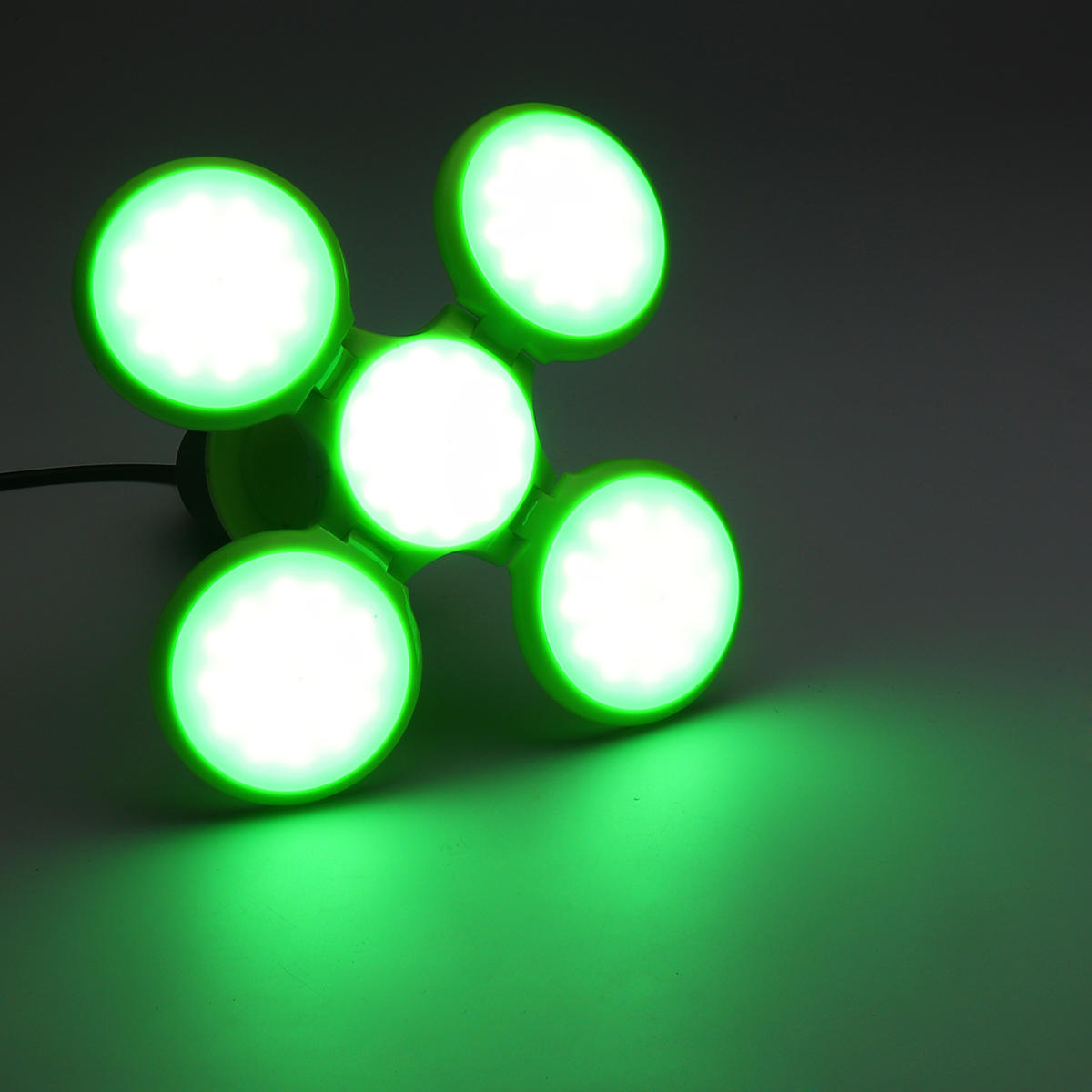 AC85-265V E27 30W 5730 SMD Five-leaves Foldable Football Shape  120 LED Light Bulb for Home Indoor Use