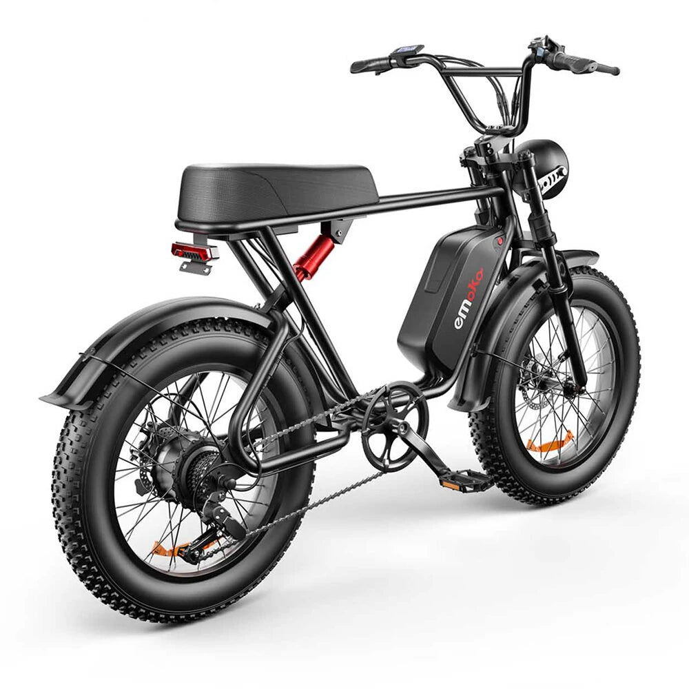Electric Bike 48V 20AH Battery 1000W Motor Recommended Top Speed 25KM/H 20*4.0inch Tires 80KM Max Range 150KG Max Load Electric Bicycle