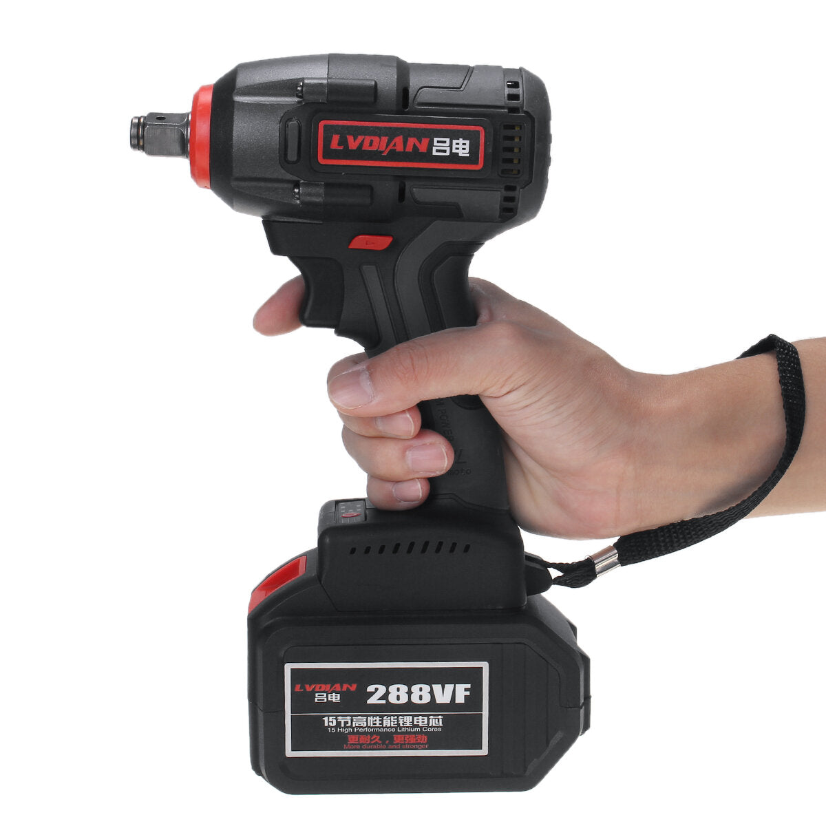 3000RPM 600N.m Brushless Cordless Electric Wrench 3 in 1 Switch for Tire Removal