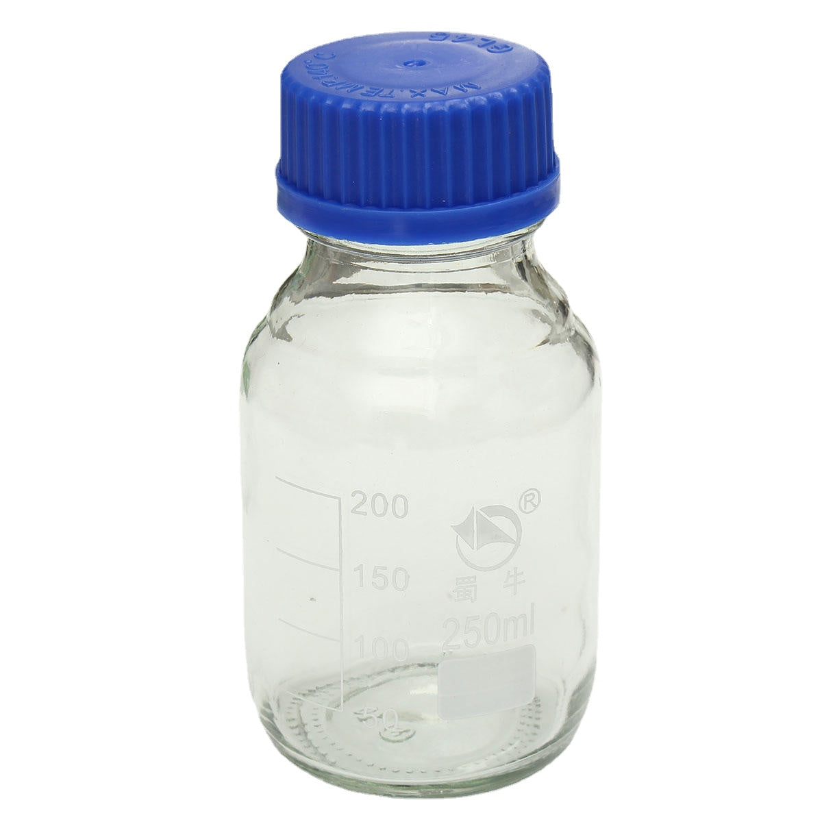 Experiment Glass Reagent Bottles Blue Screw Cap 100ml 250ml 500ml 1000ml