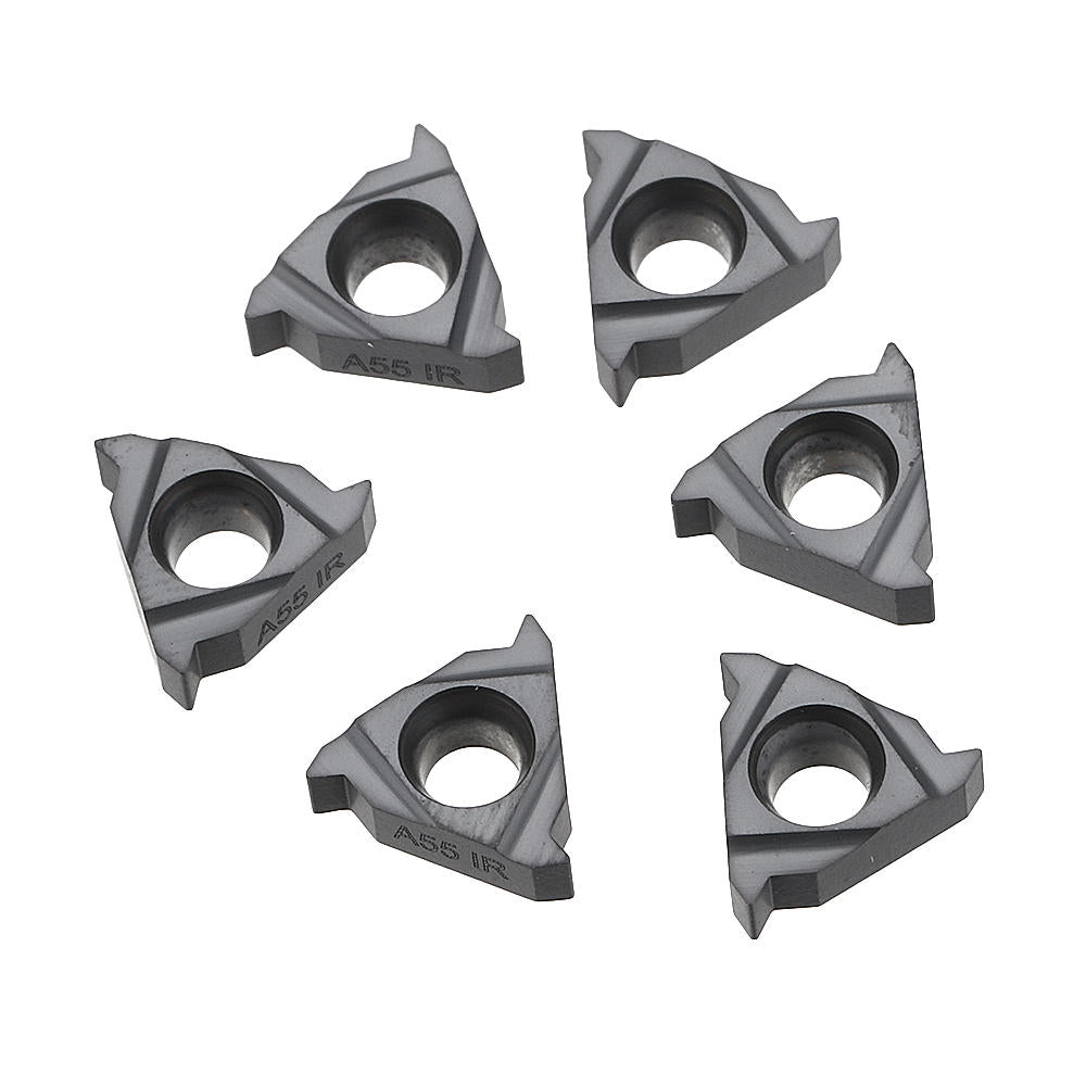 10pcs 11IR A55 Internal Thread Carbide Internal Lathe Insert For Turning Tool Holders