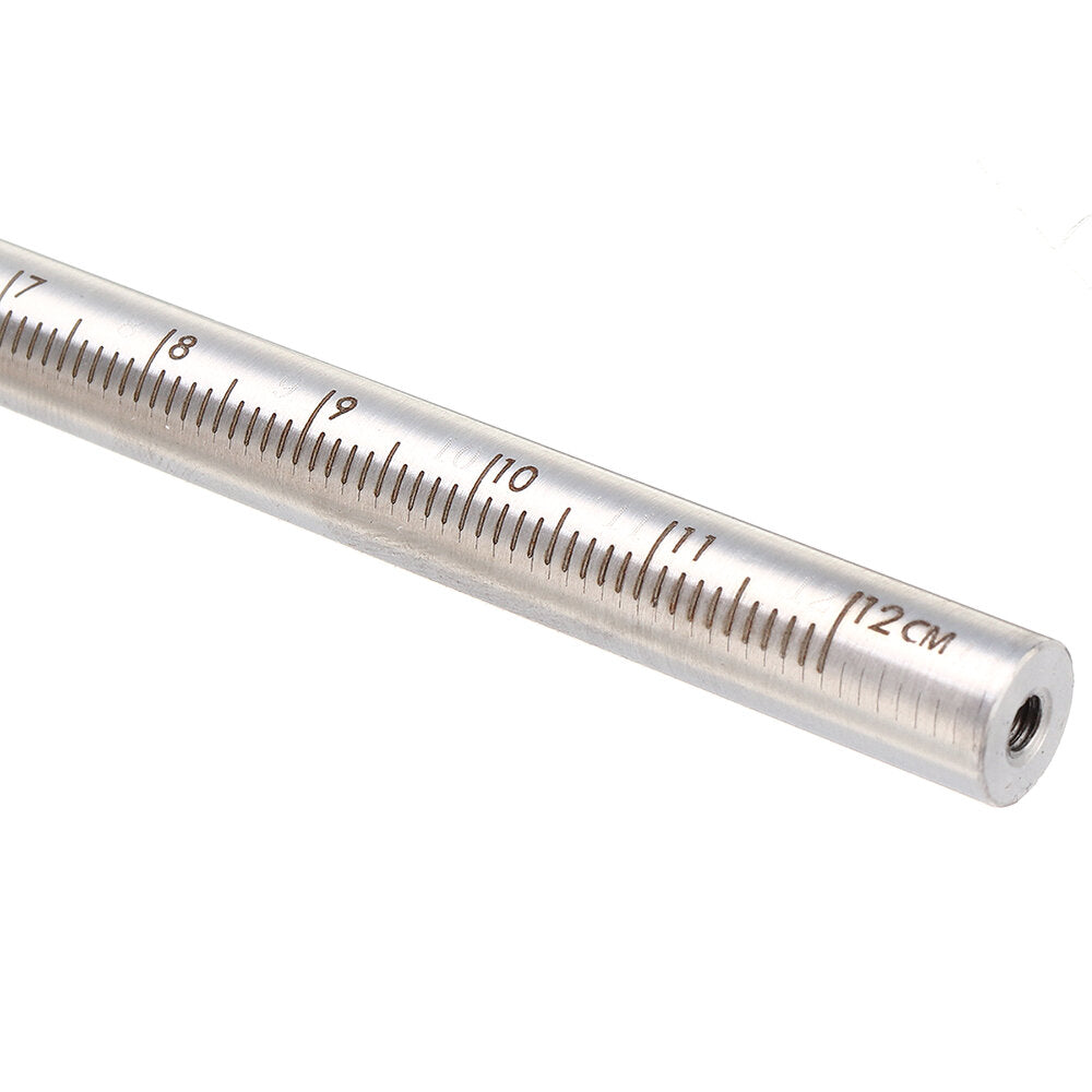 Straight Arc Scriber Tool with 2 Pencils - Aluminum Alloy, Anodized, 0-120mm Range, Smooth Operation, Accurate Drawing