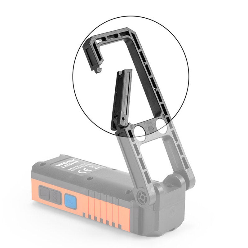 6Modes 3-in-1 COB Work Light + Bluetooth Audio + Power Bank USB Recharging Multifunction Foldable Warning Spotlight Waterproof LED Lights