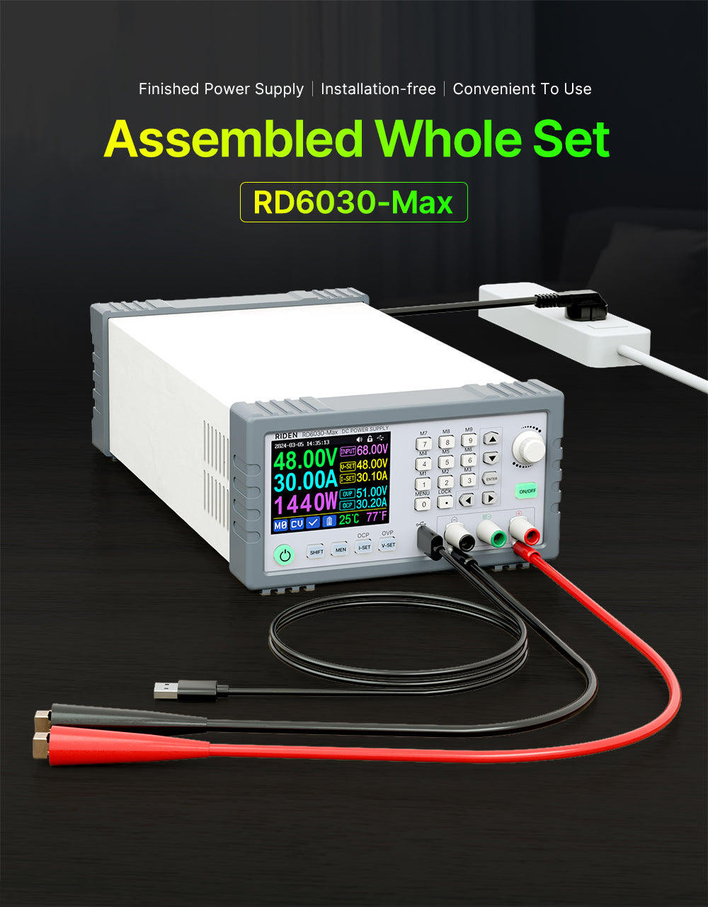 1440W Completed Set 60V 30A Digital Control Stabilized AC DC CNC Adjustable Regulated Power Supply