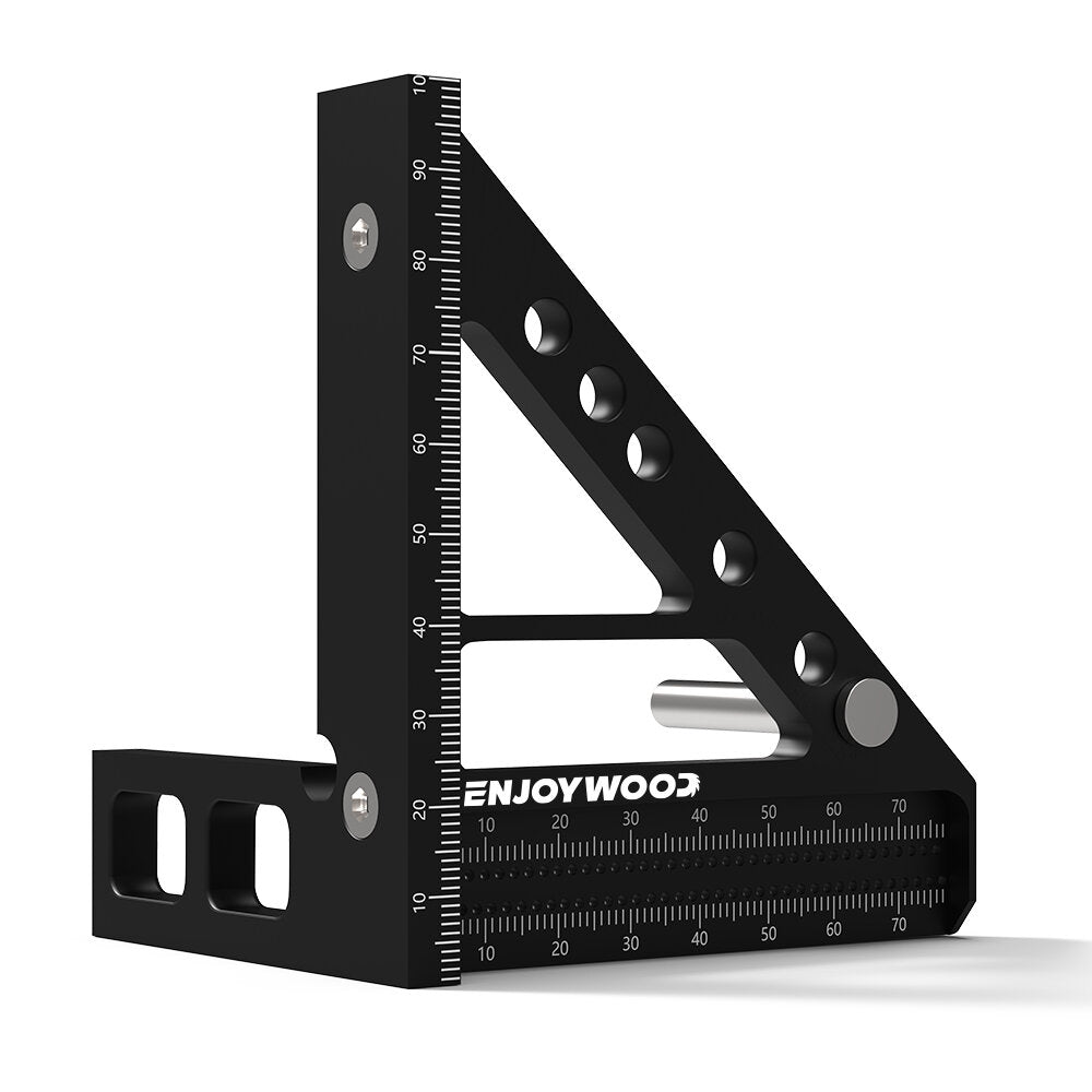 3-in-1 Angle Ruler with HD Scale, Multi-Angle Positioning, Durable Aluminum, for Accurate Marking & Drawing