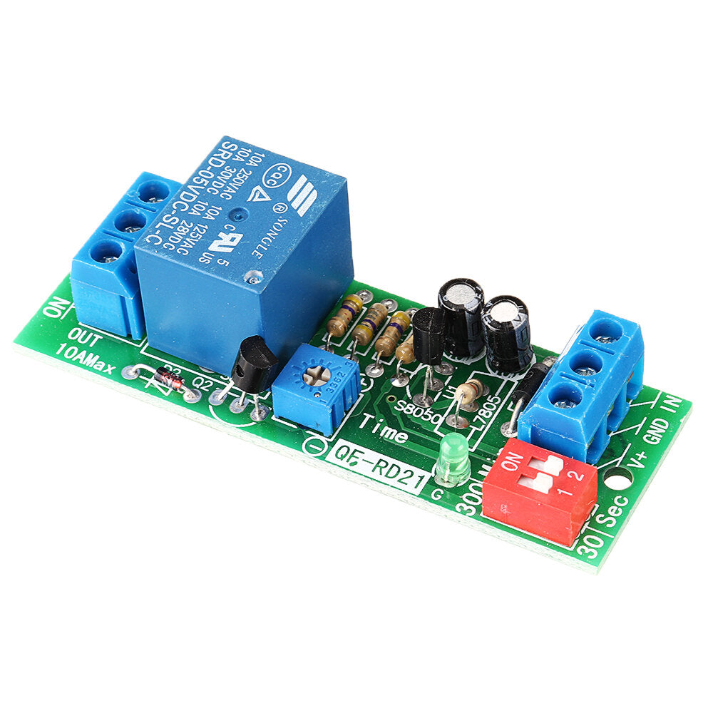 5V Power-off Delay Disconnect Relay Module Timer Delay Switch Module