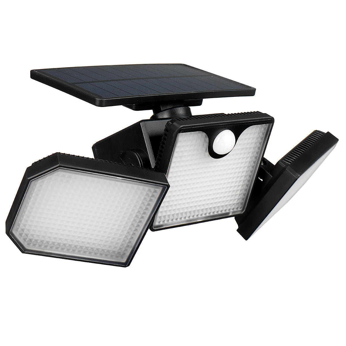 1/2 Pcs 20W 230 LED Solar Power Street Light Double Head Spotlight Motion Sensor Wall Lamp Yard Path Outdoor Lighting