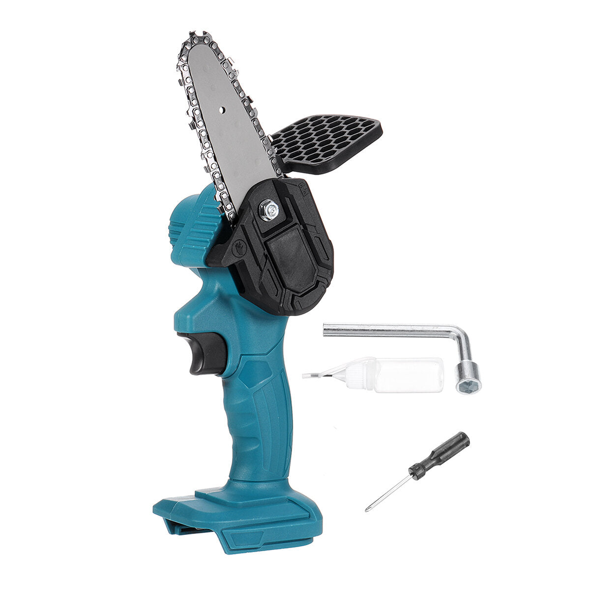 4inch 800W 48VF Electric Chain Saw Portable Handheld Wood Cutter Woodworking Cutting Tool EU Plug