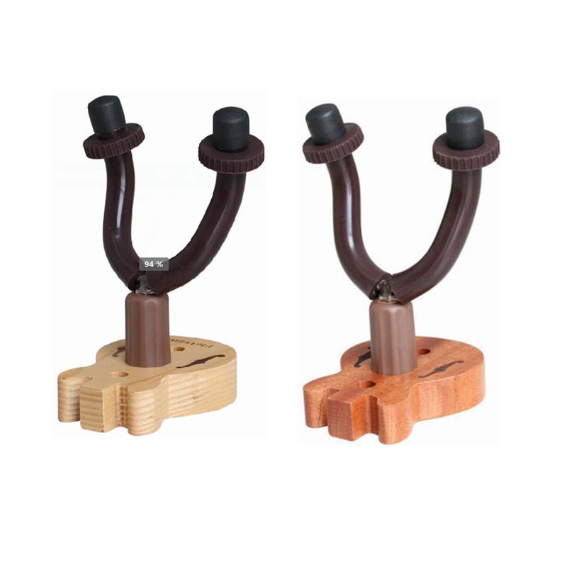 Flange FH-06S/06W Sapele Wood Wall Mount Acoustic Guitar Bass Violin Hanger Hook Guitar Stand