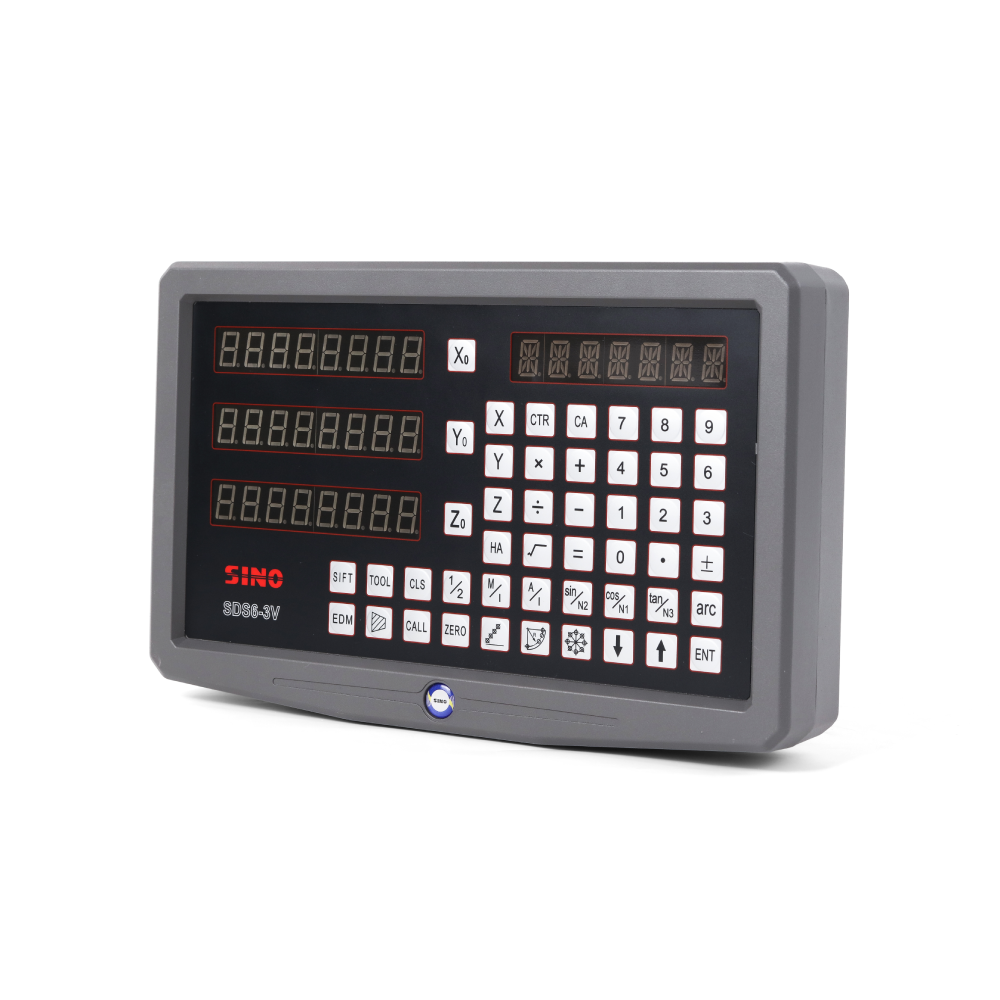 CNC Milling Digital Readout Display DRO 2/3Axis LCD Digital Display Universal Linear Optical Ruler Display for Milling Machine