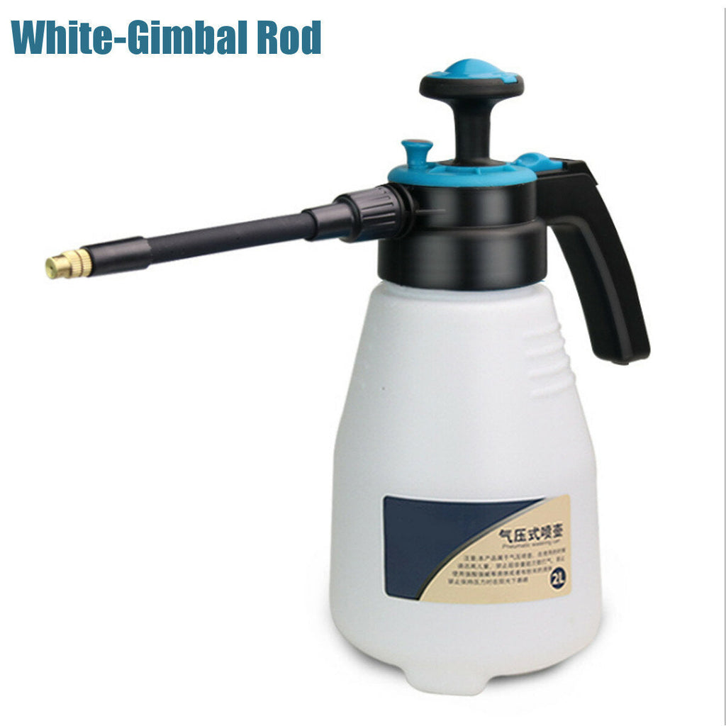 2L Portable Manual Pneumatic Watering Can Household Kettle Spray Garden Sprinkler