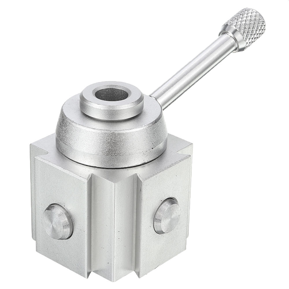 Upgraded Silver Quick Change Post Holder Set Boring Bar Turning Tool Holder For CNC Mini Lathe