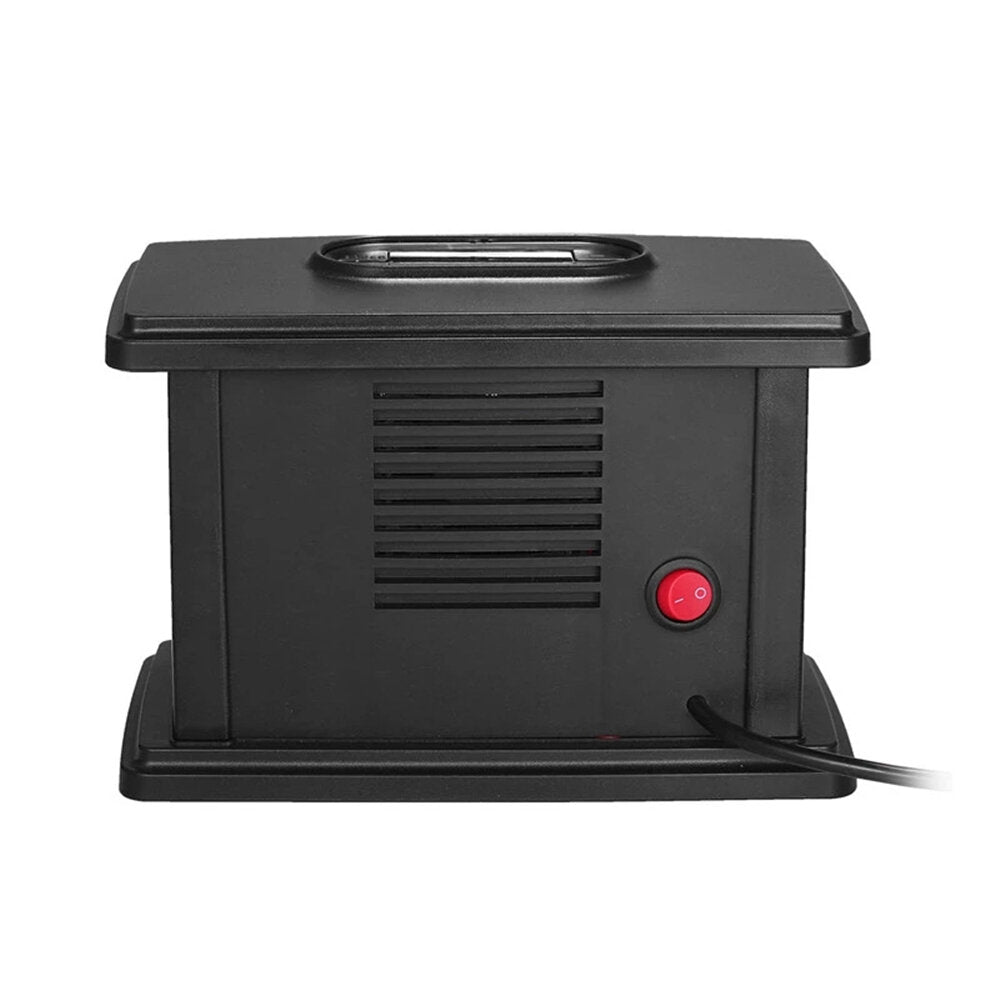 1000W Portable Electric Fireplace Heater - Desktop Flame Stove Air Warmer for Living Room/Bedroom