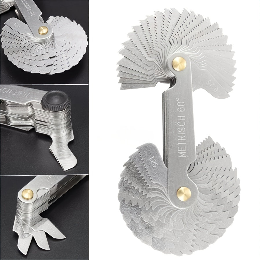 US+Metric+Inch Rib Pattern Thread Gauge Suitable for Industrial measurement